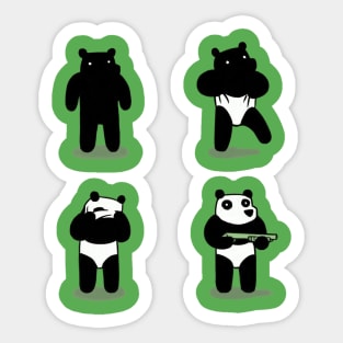 Robbery Bear Sticker